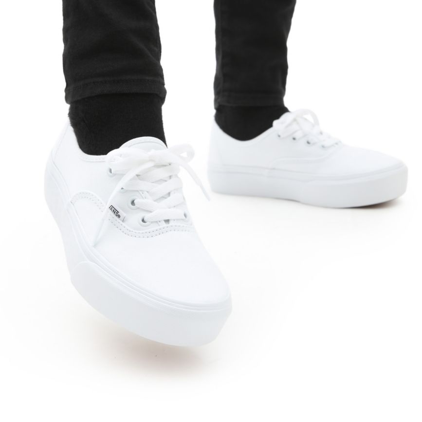 Vans Authentic Plataforma 2.0 Blancas | VN714V7HC64