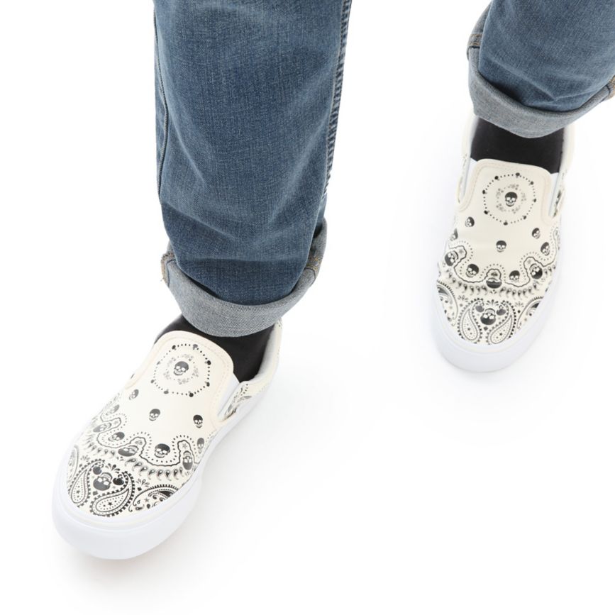 Vans Bandana Classic Slip-On Blancas | VN823A6CR02
