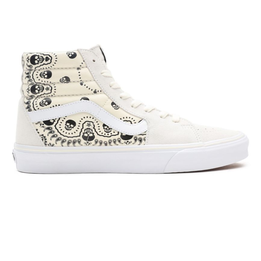 Vans Bandana SK8-Hi Blancas | VN926L0ZI29