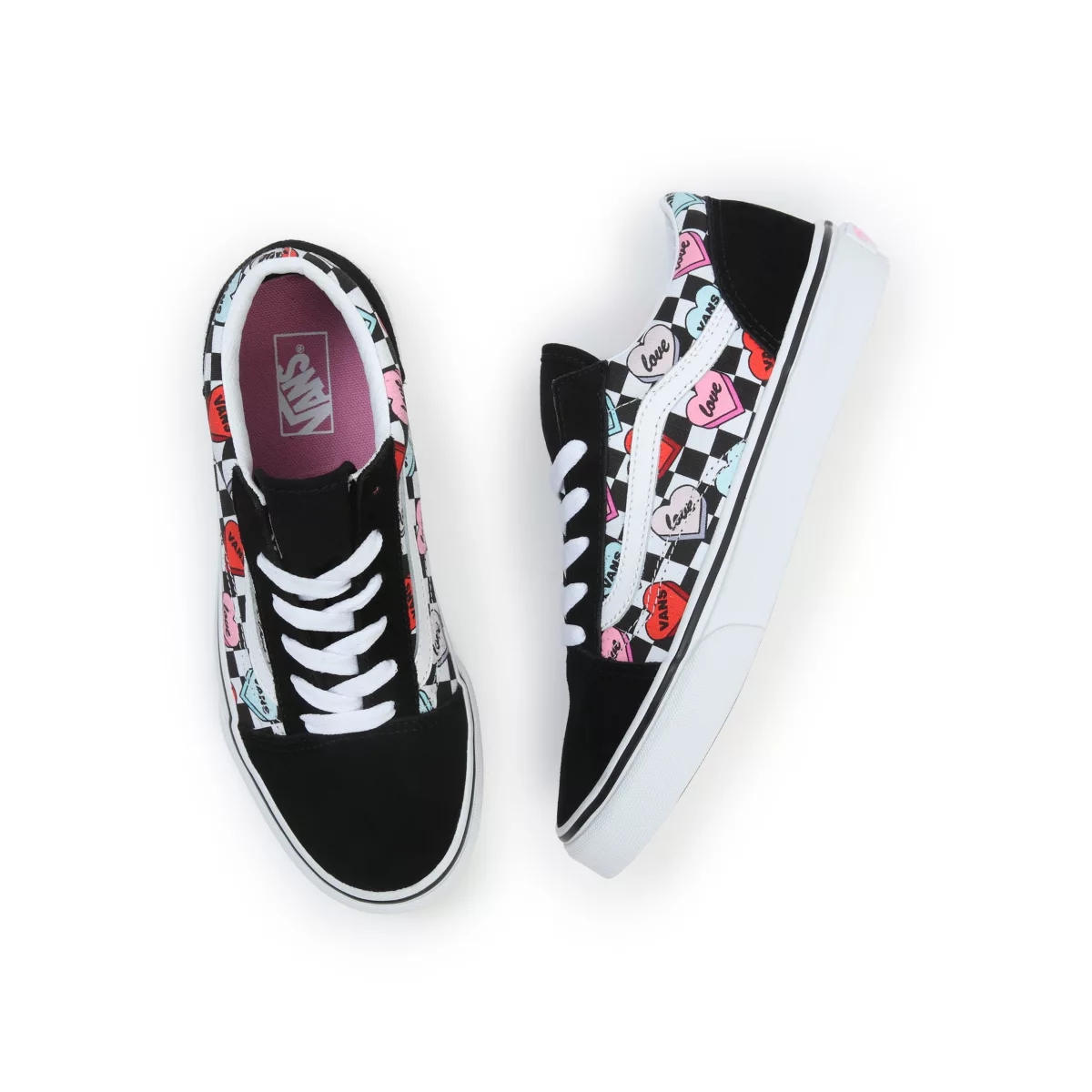 Vans Candy Hearts Old Skool Negras | VN565C2ZO80
