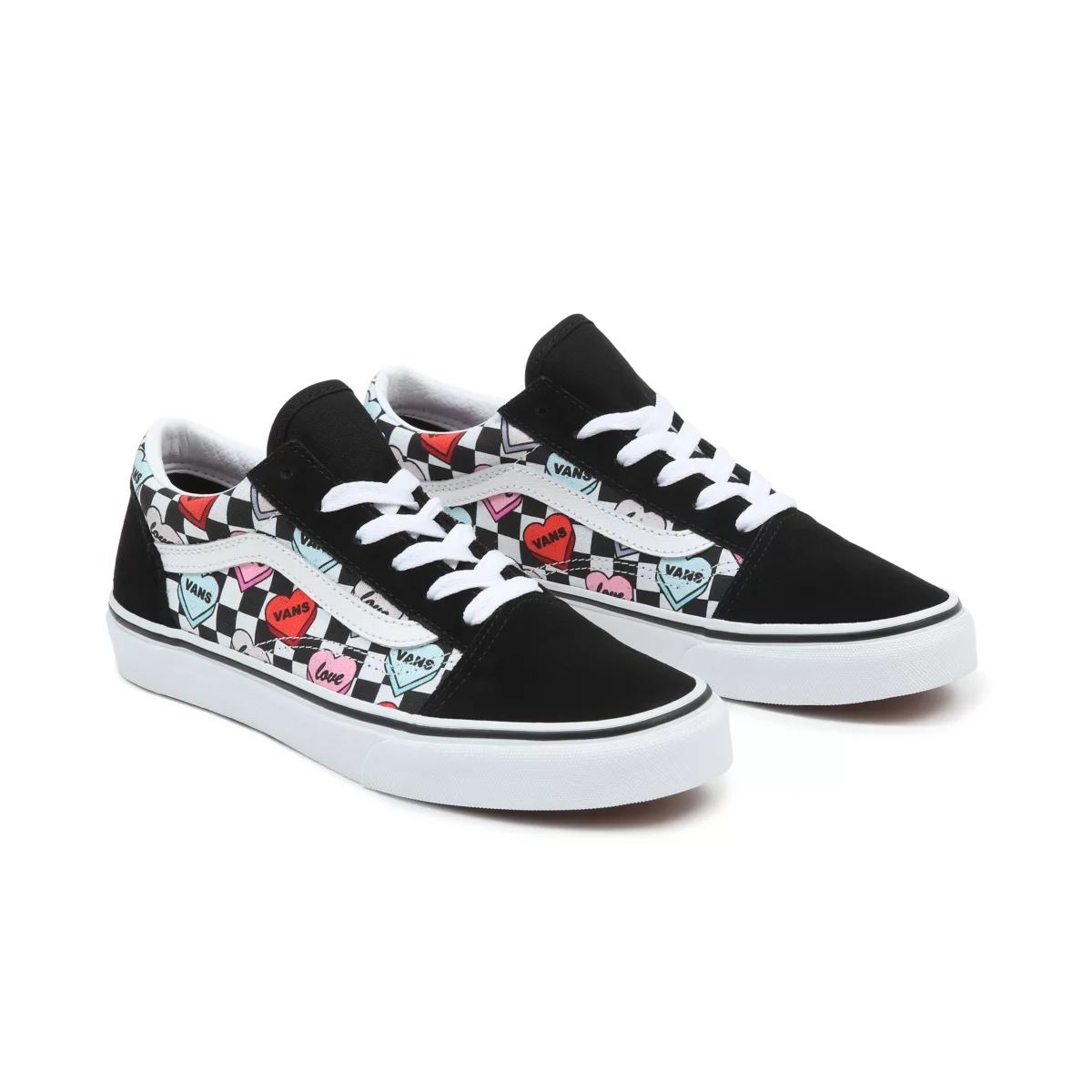 Vans Candy Hearts Old Skool Negras | VN565C2ZO80
