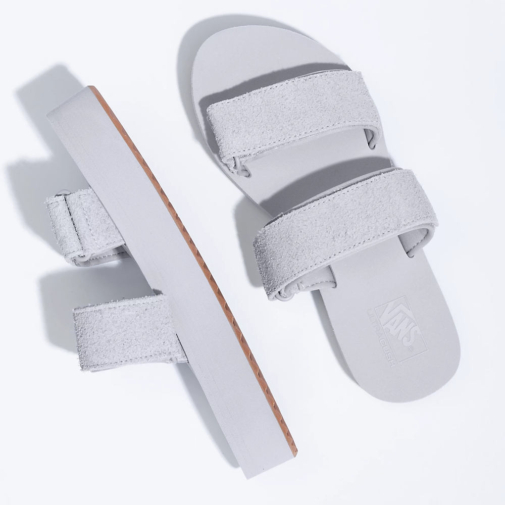 Vans Cayucas Chanclas Mega Plataforma Gris | VN447I8QY99
