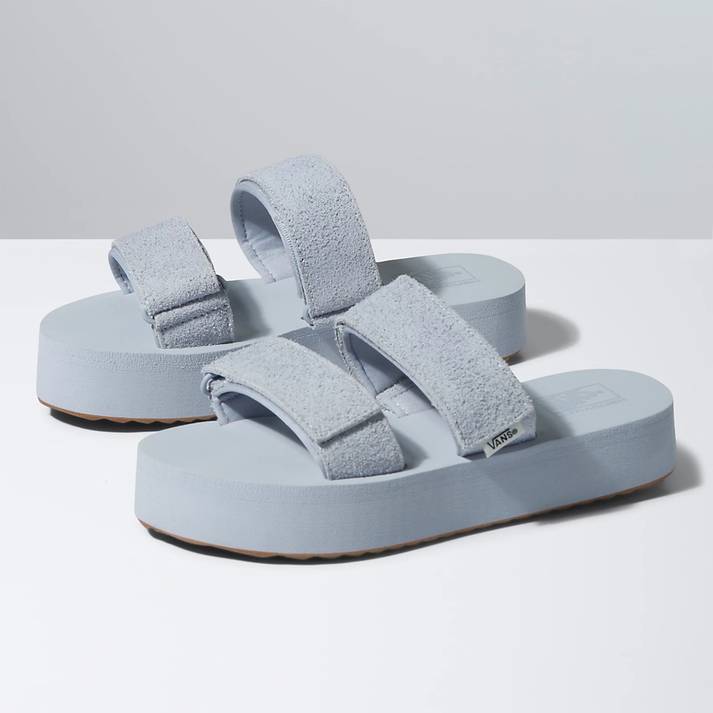 Vans Cayucas Chanclas Mega Plataforma Gris | VN447I8QY99