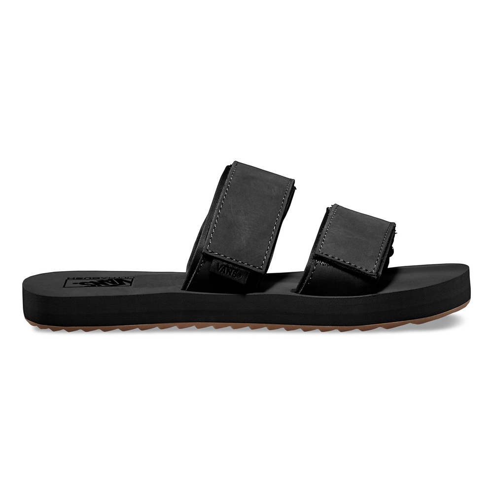 Vans Cayucas Chanclas Negras | VN180I2LI42