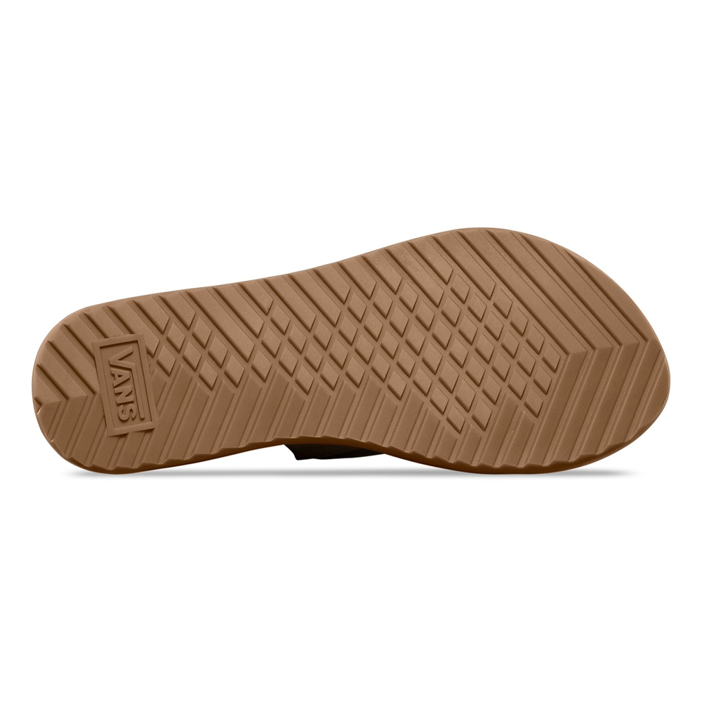 Vans Cayucas Chanclas Negras | VN180I2LI42