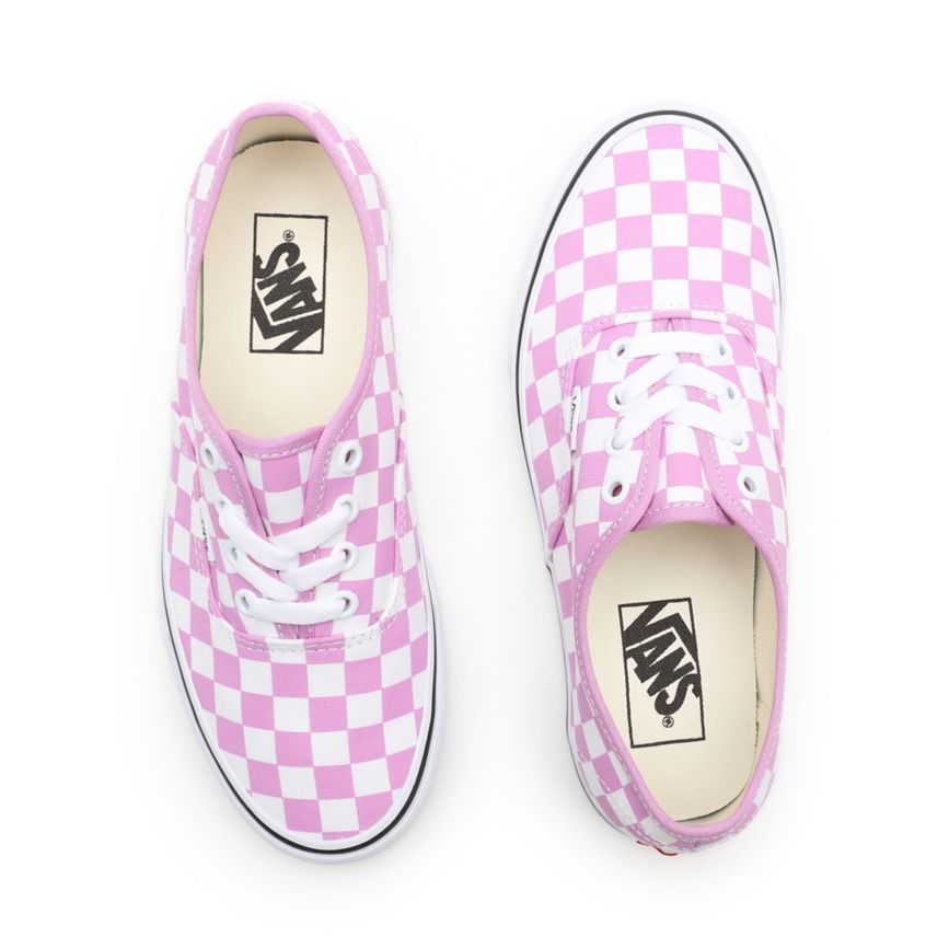 Vans Checkerboard Authentic Rosas | VN045Q0AY74