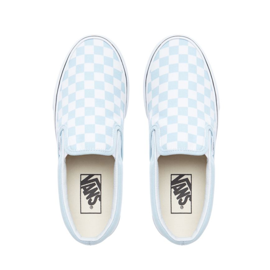 Vans Checkerboard Classic Slip-On Azules | VN671J9JK42
