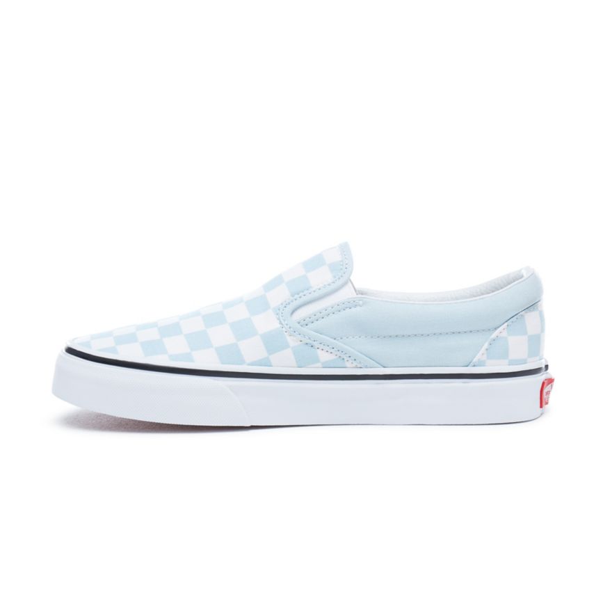 Vans Checkerboard Classic Slip-On Azules | VN671J9JK42