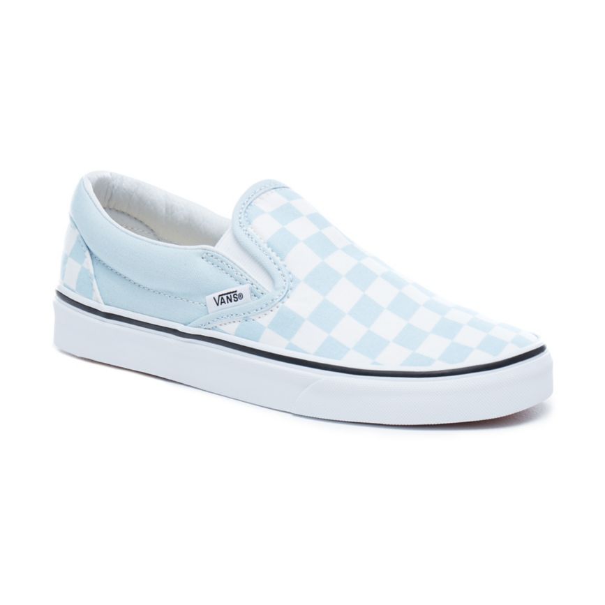 Vans Checkerboard Classic Slip-On Azules | VN671J9JK42