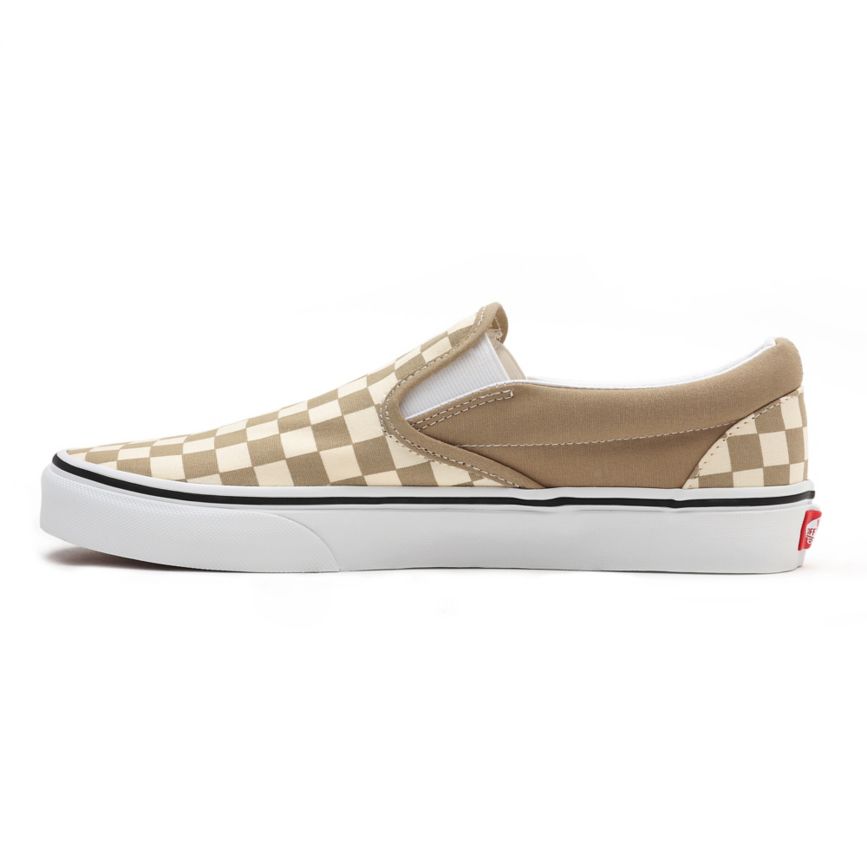 Vans Checkerboard Classic Slip-On Beige | VN389D8MS31