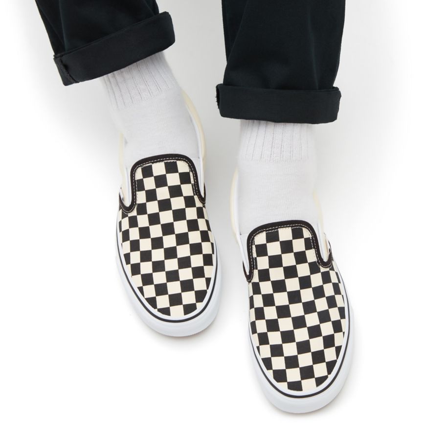 Vans Checkerboard Classic Slip-On Negras | VN121K9HU83