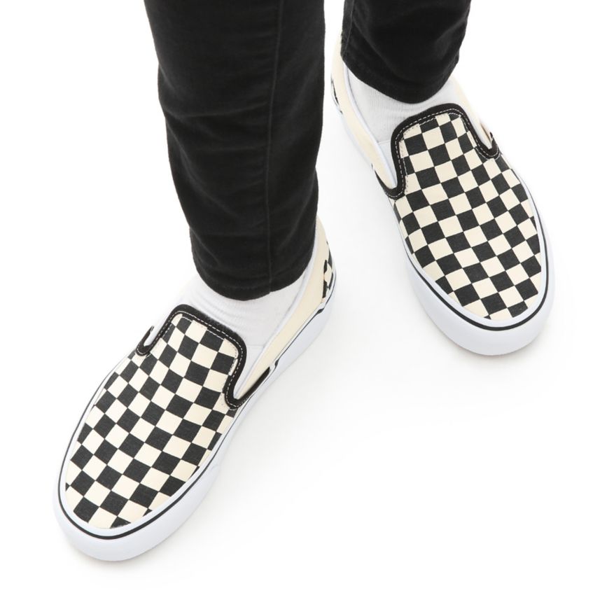 Vans Checkerboard Classic Slip-On Plataforma Negras | VN004X1TZ65