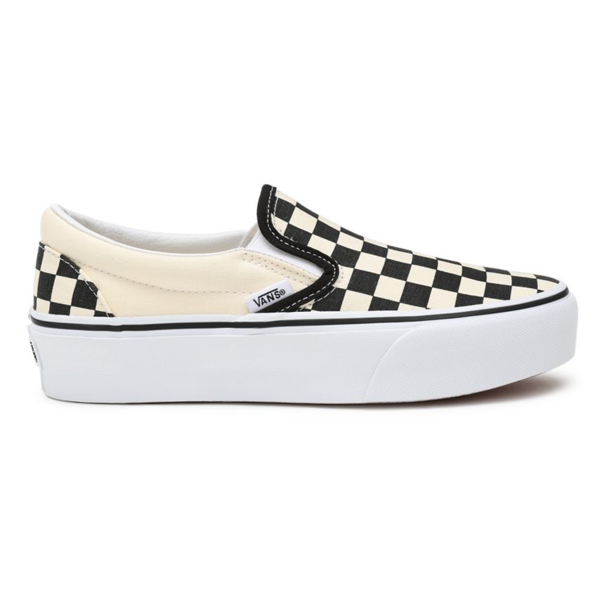 Vans Checkerboard Classic Slip-On Plataforma Negras | VN004X1TZ65