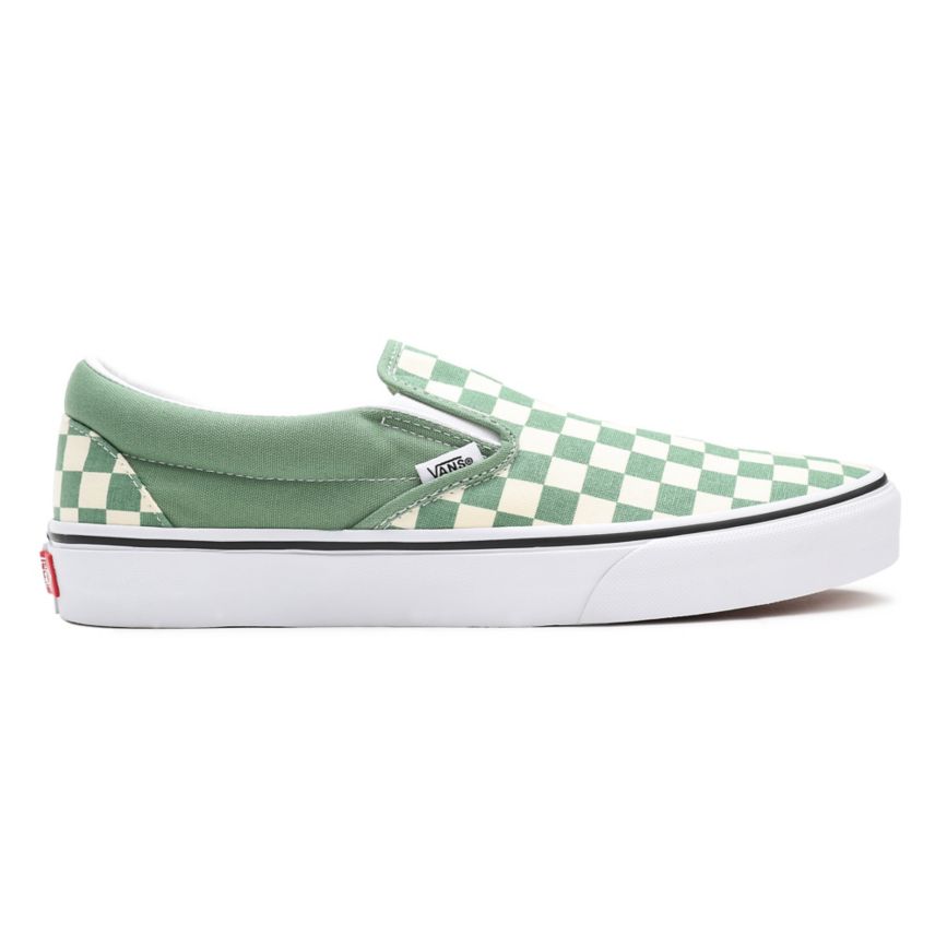 Vans Checkerboard Classic Slip-On Turquesa | VN880C0LJ45