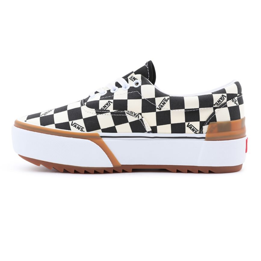Vans Checkerboard Era Stacked Negras | VN507E5UF24