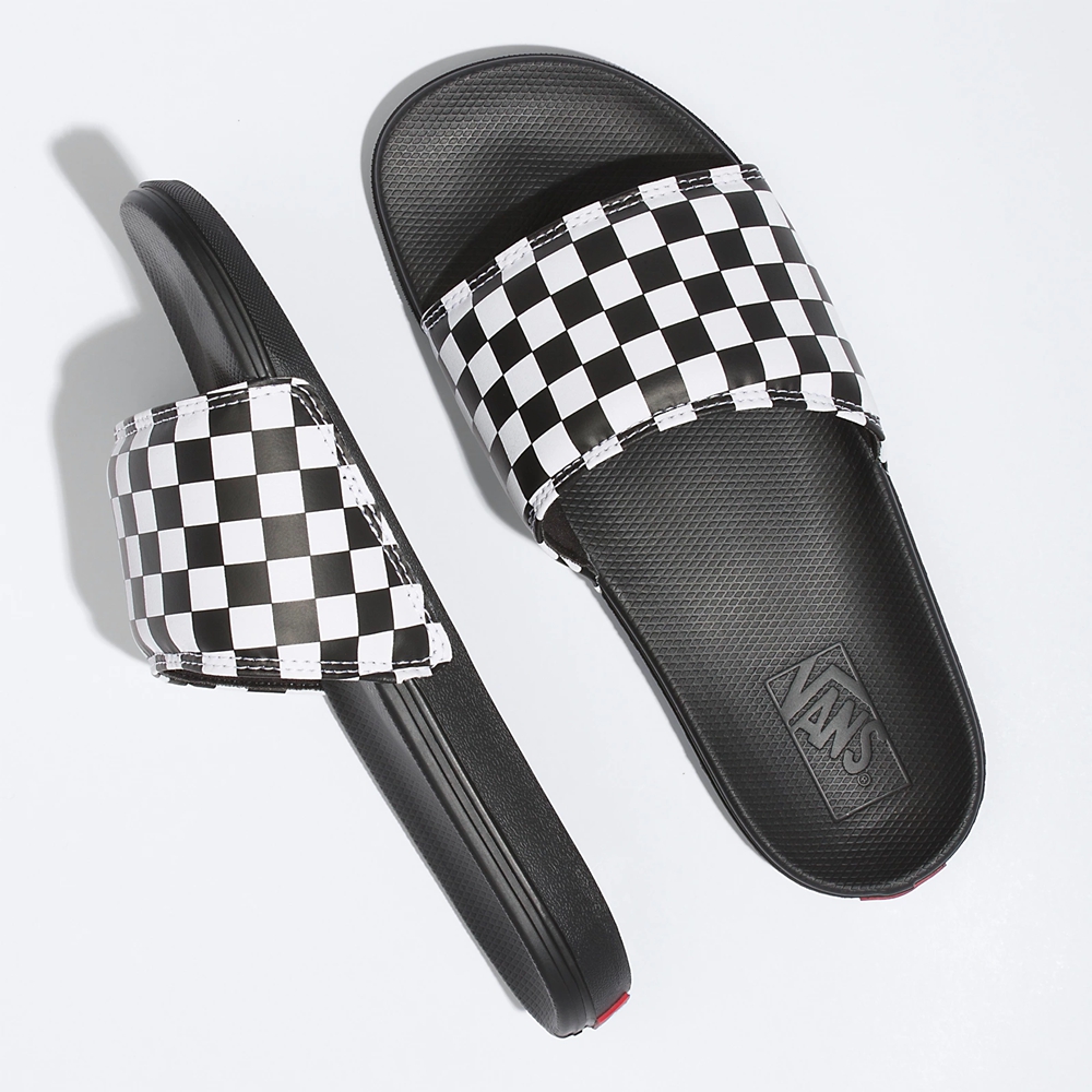 Vans Checkerboard La Costa Chanclas-On Negras | VN067L4HI62
