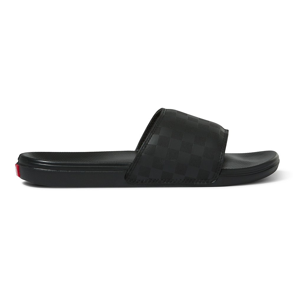 Vans Checkerboard La Costa Chanclas-On Negras | VN590W2JU01