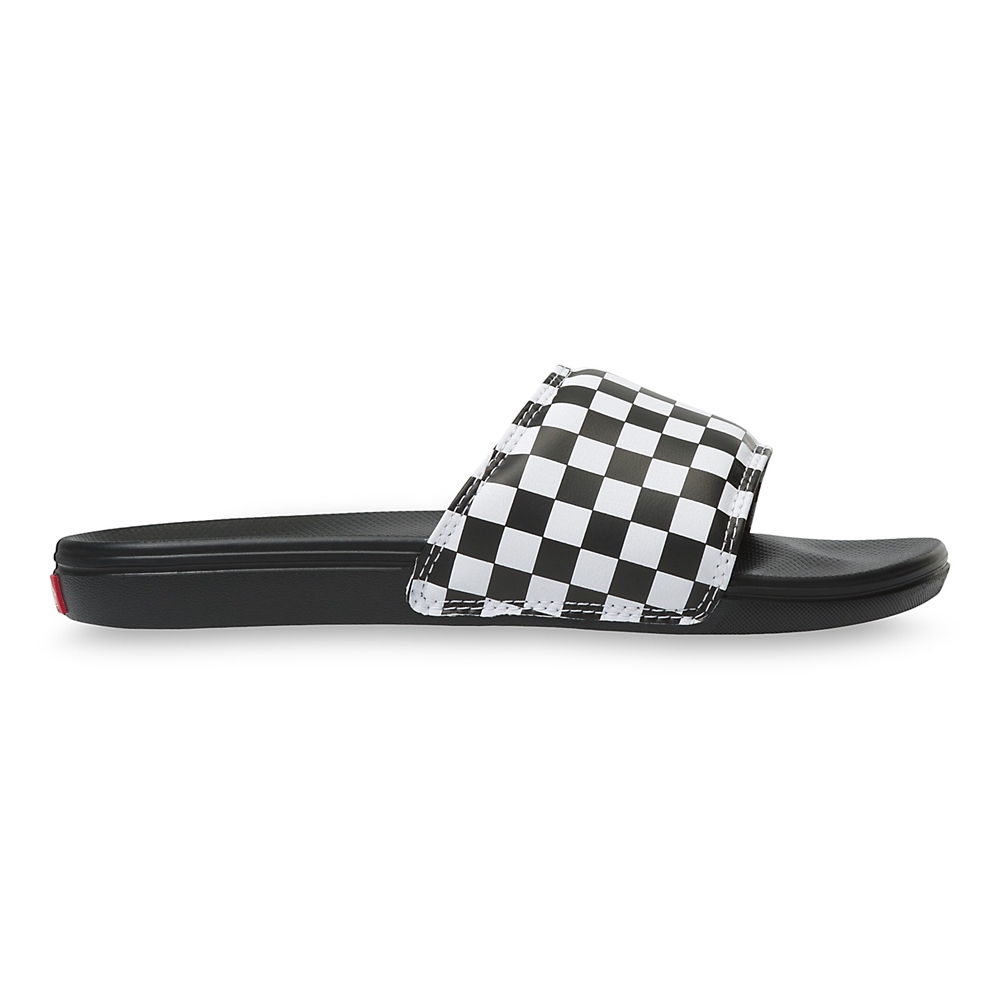 Vans Checkerboard La Costa Chanclas-On Negras | VN596N1TR26