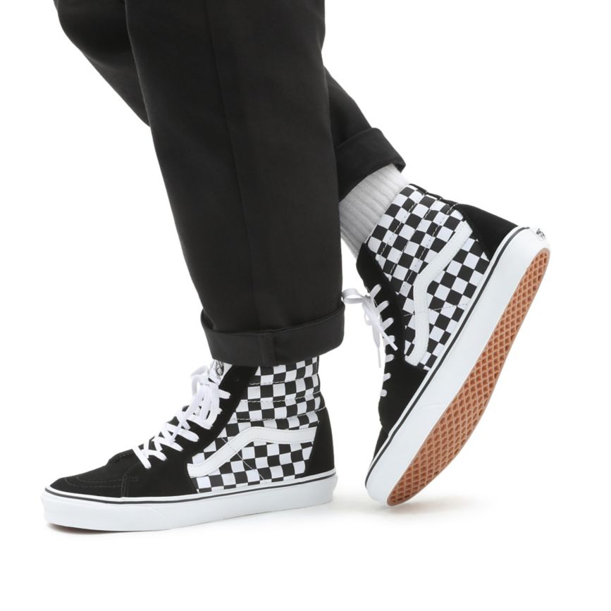 Vans Checkerboard SK8-Hi Negras | VN583C0HO52