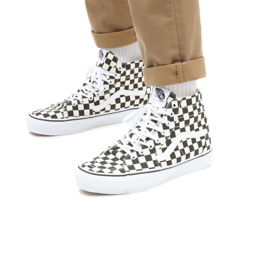 Vans Checkerboard Sk8-Hi Tapered Negras | VN646B3FQ48