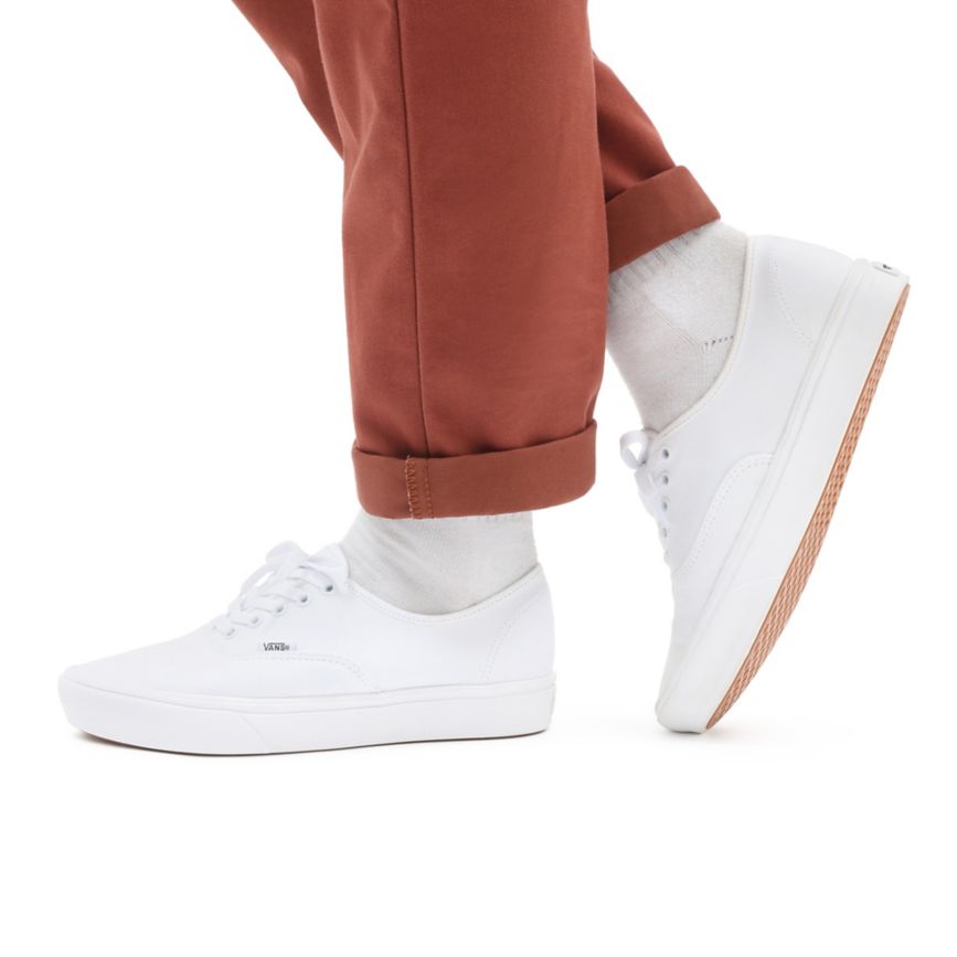 Vans Classic ComfyCush Authentic Blancas | VN304A0TN87