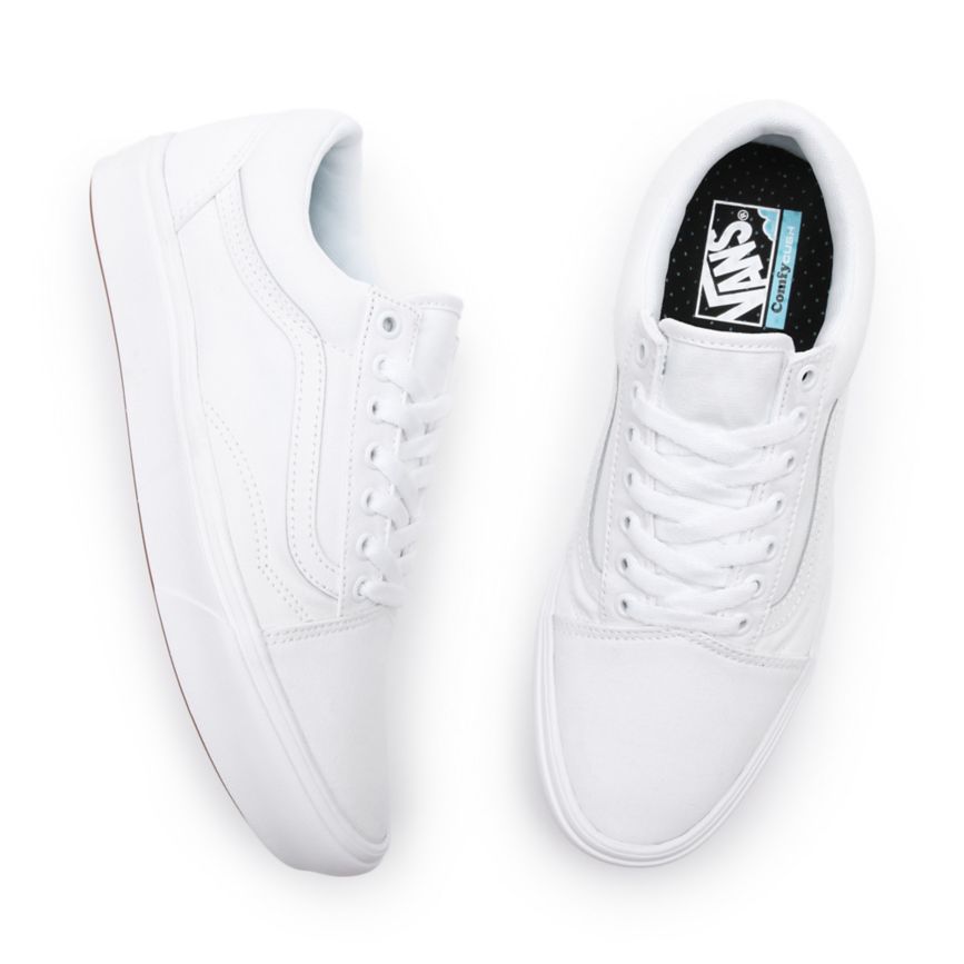 Vans Classic ComfyCush Old Skool Blancas | VN209K9ZL95