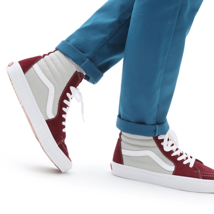 Vans Classic Deporte Sk8-Hi Burdeos | VN258S7KH52