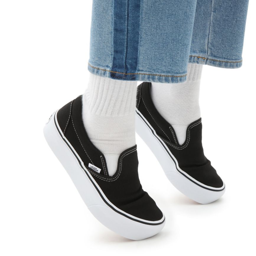 Vans Classic Slip-On Plataforma Negras | VN622U9LS97