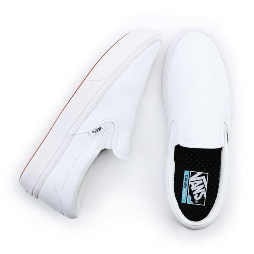 Vans Comfycush Slip-On Blancas | VN222R1MU06