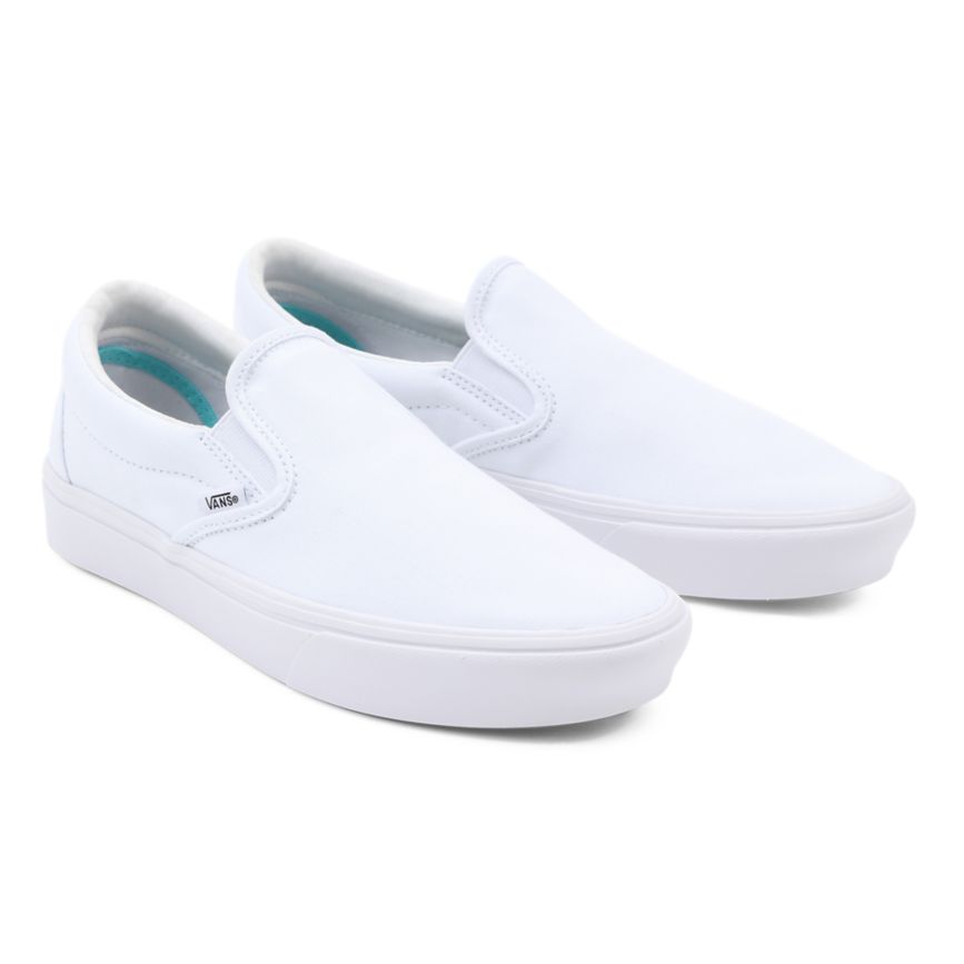 Vans Comfycush Slip-On Blancas | VN222R1MU06