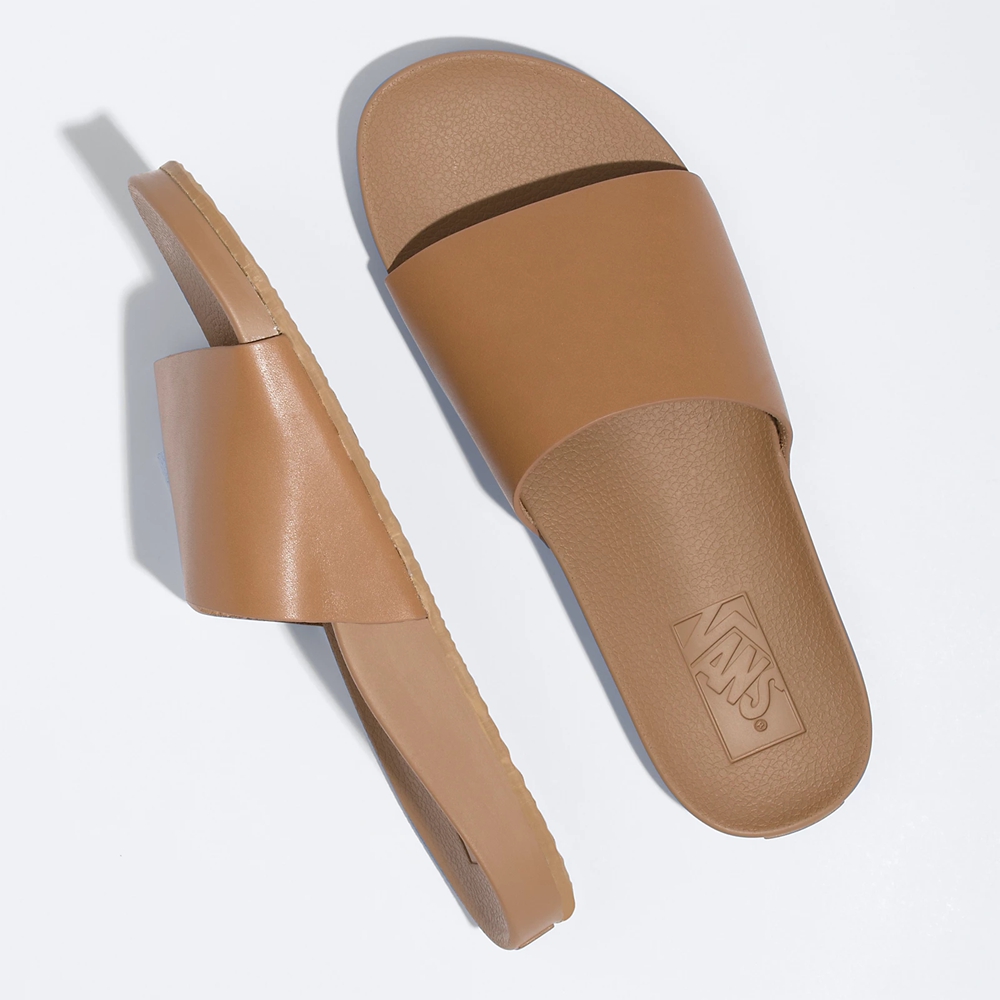 Vans Cuero Decon Chanclas Marrones | VN040C1ER55