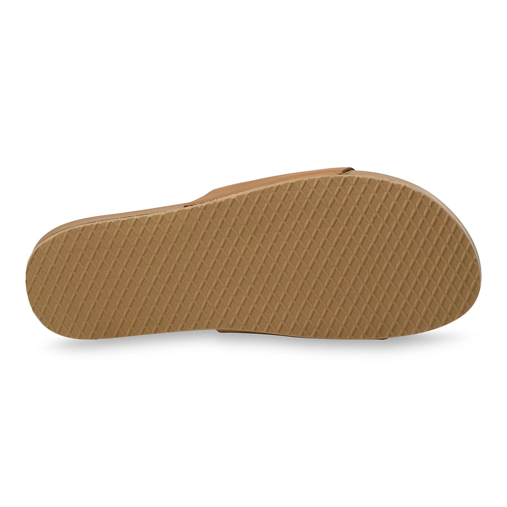 Vans Cuero Decon Chanclas Marrones | VN105L7GG58