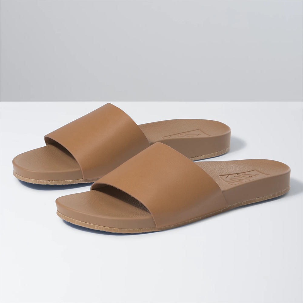 Vans Cuero Decon Chanclas Marrones | VN105L7GG58
