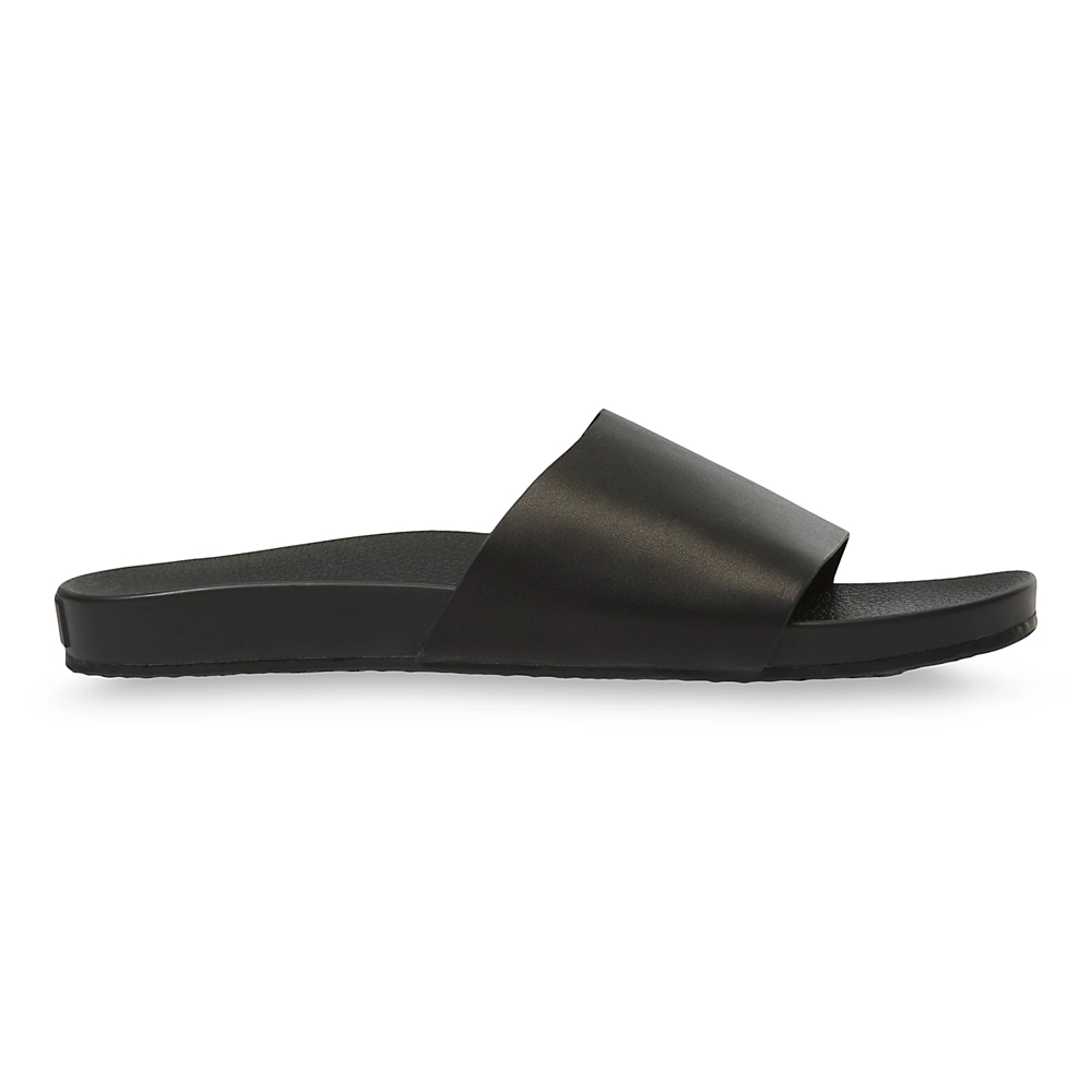 Vans Cuero Decon Chanclas Negras | VN066E2YI73