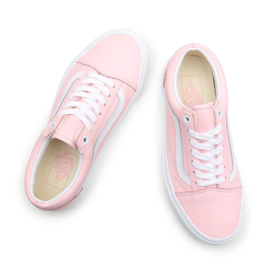 Vans Cuero Old Skool Blancas | VN111A1QZ48