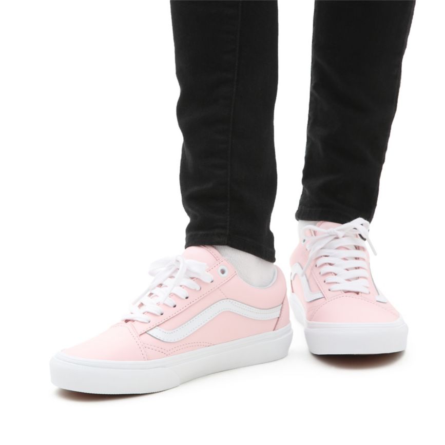 Vans Cuero Old Skool Blancas | VN111A1QZ48