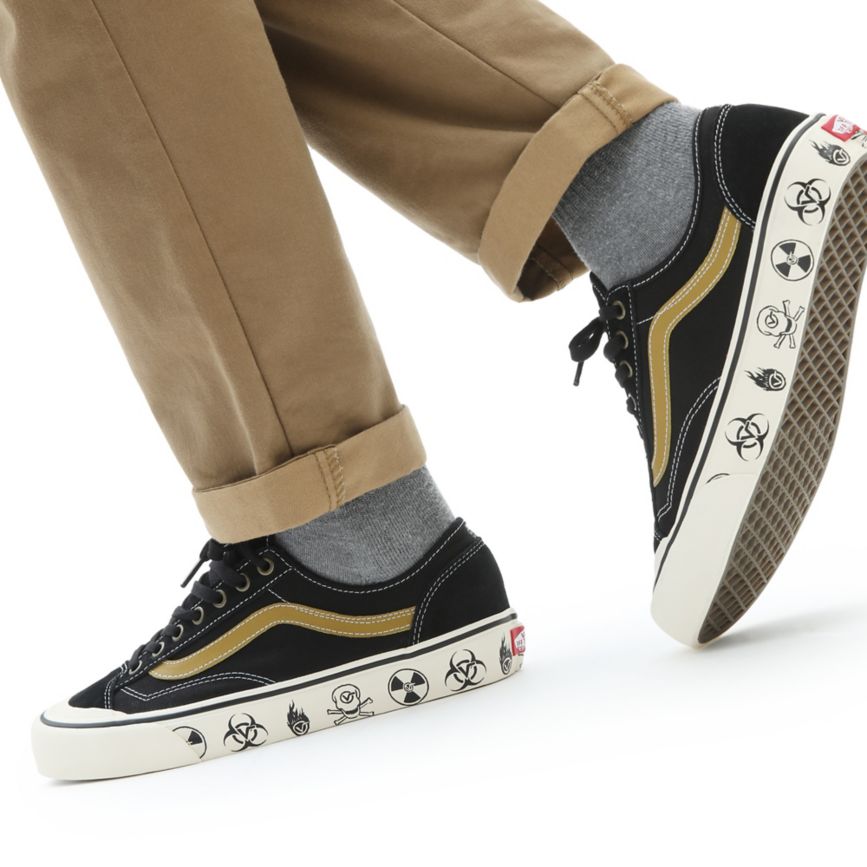 Vans Dark Aloha Estilo 36 Decon SF Negras | VN655O0SY58