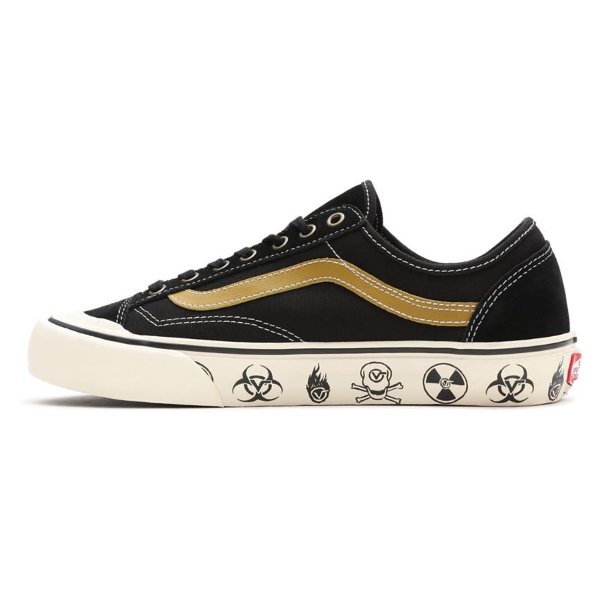 Vans Dark Aloha Estilo 36 Decon SF Negras | VN655O0SY58