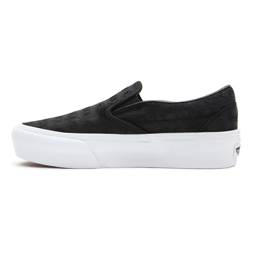 Vans Deboss OTW Classic Slip-On Plataforma Negras | VN469J5CC33