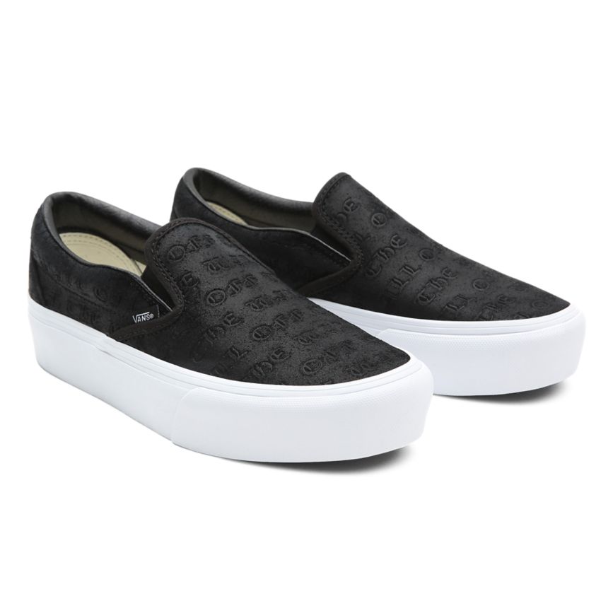 Vans Deboss OTW Classic Slip-On Plataforma Negras | VN469J5CC33