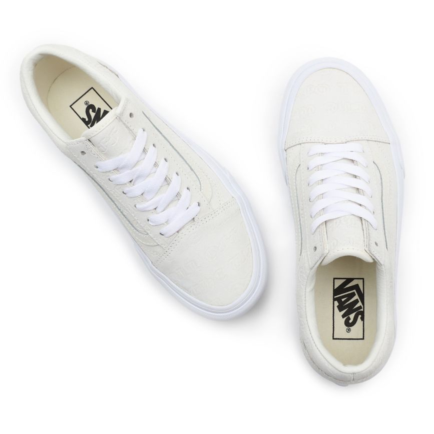 Vans Deboss Otw Old Skool Plataforma Blancas | VN386C0DQ72