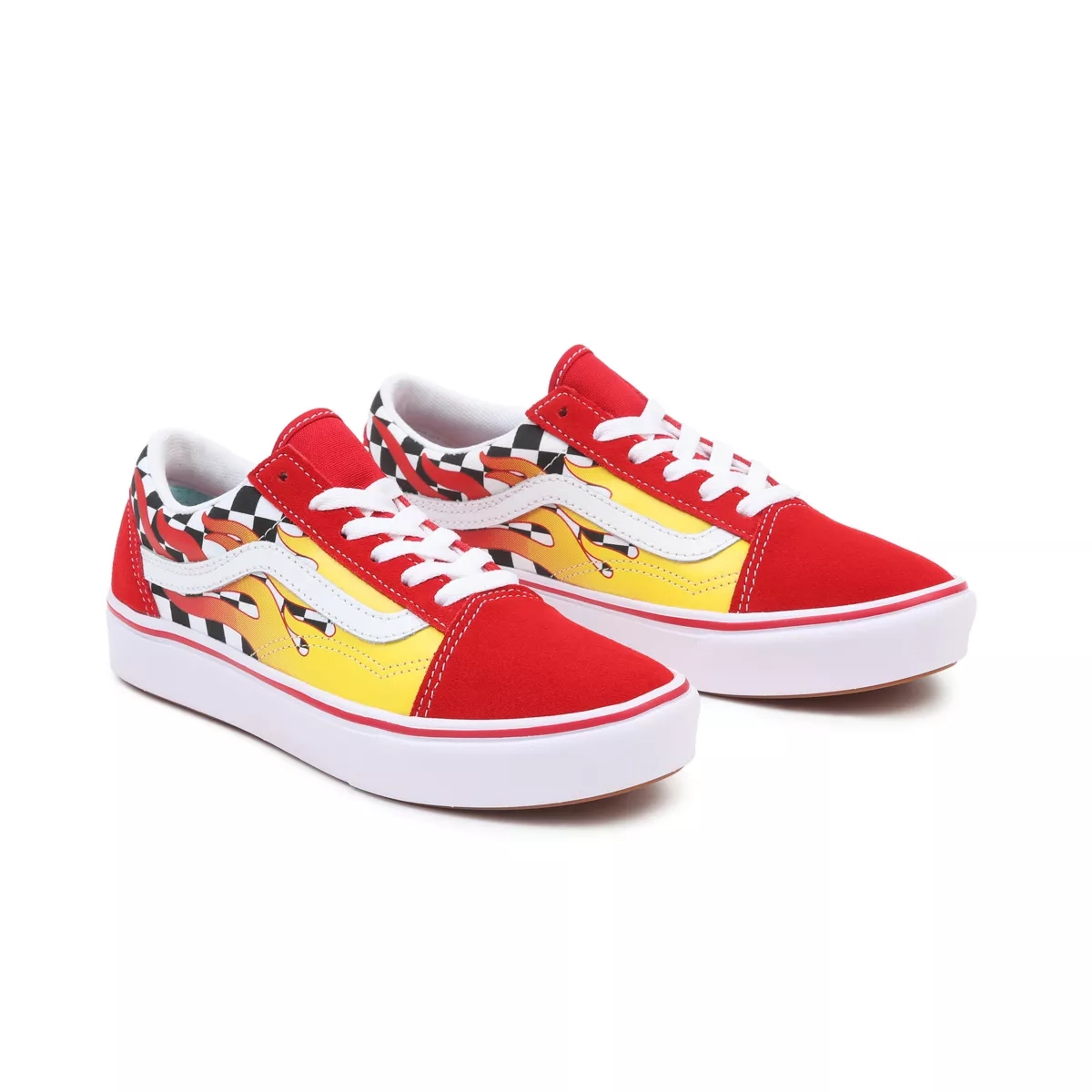 Vans Flame ComfyCush Old Skool Rojas | VN619C7WQ66