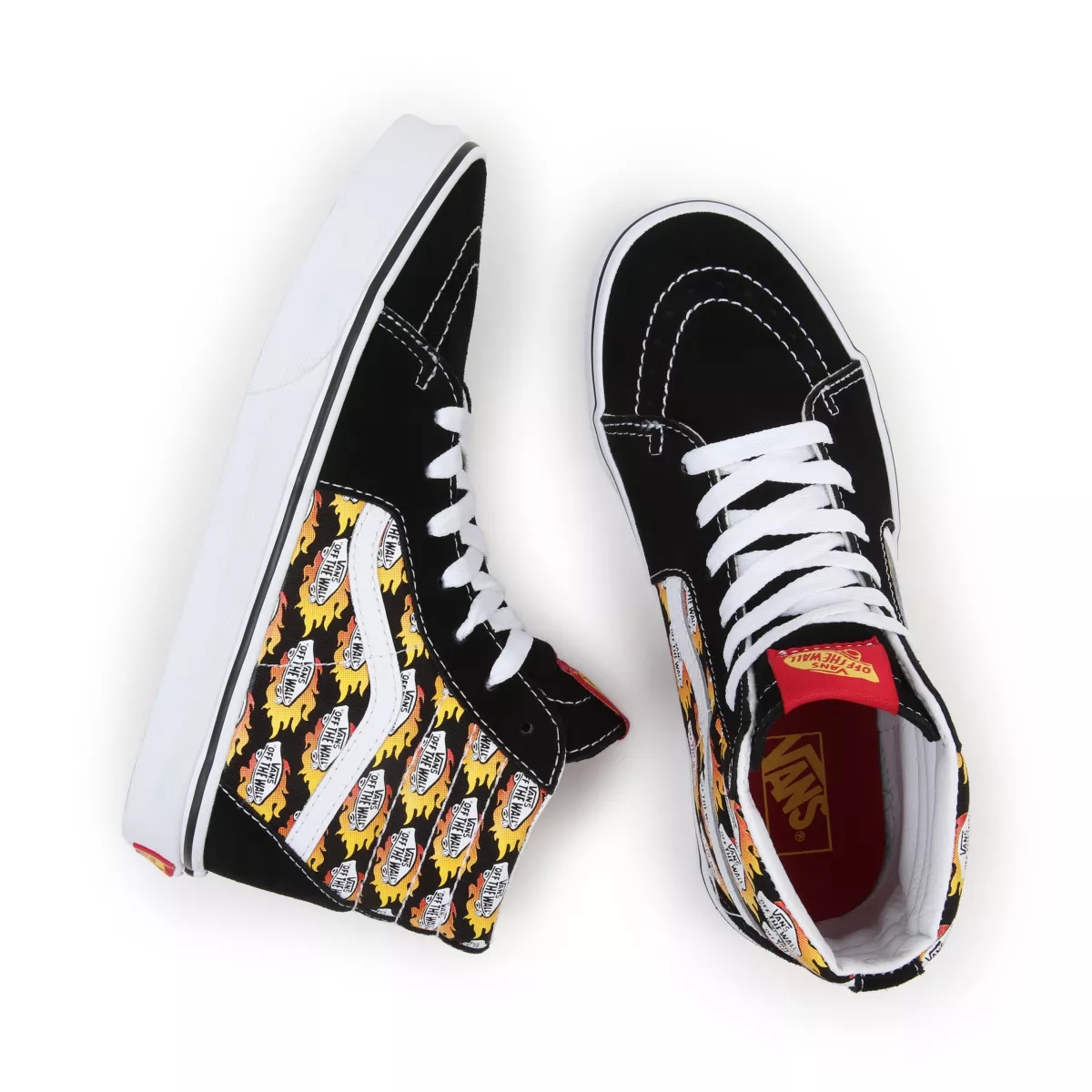 Vans Flame Logo Repeat Sk8-Hi Negras | VN268Q3VB65