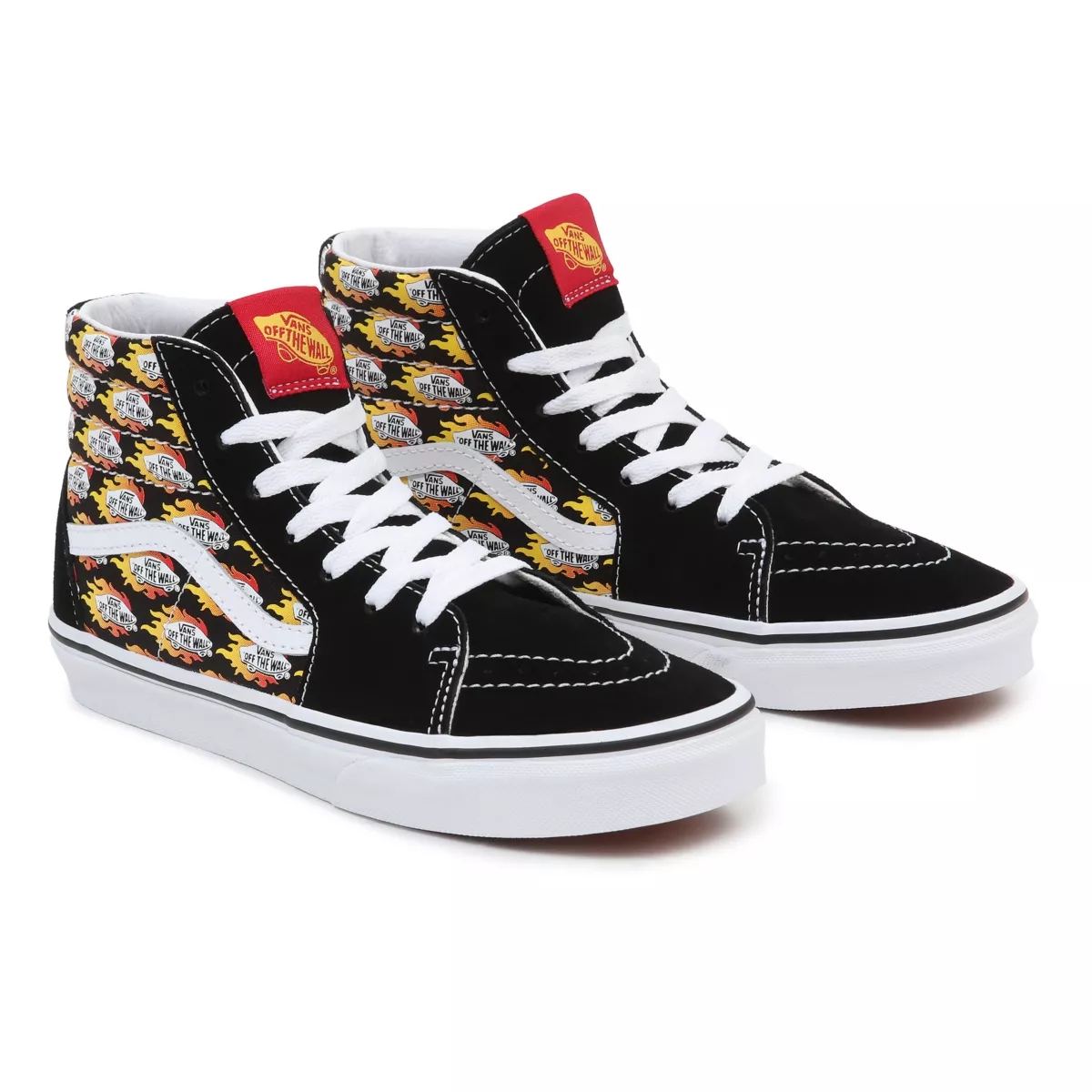 Vans Flame Logo Repeat Sk8-Hi Negras | VN268Q3VB65