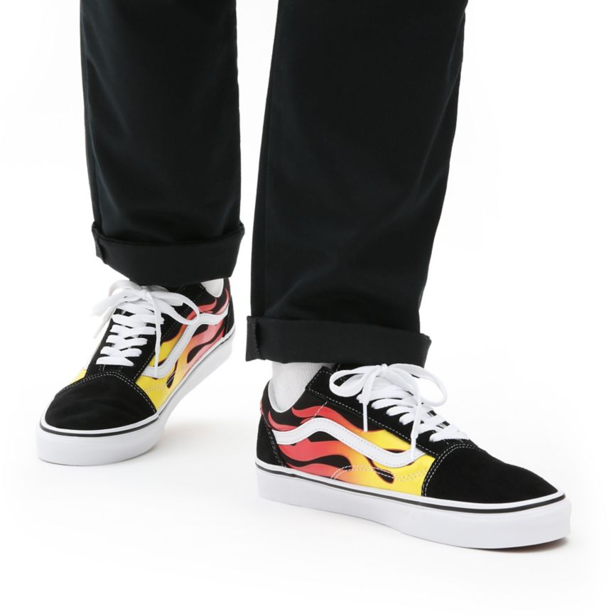 Vans Flame Old Skool Negras | VN641F5RZ12