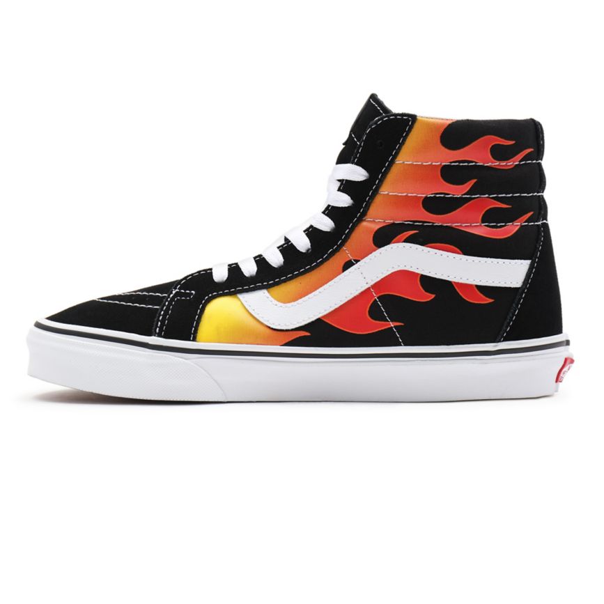 Vans Flame Sk8-Hi Reissue Negras | VN726H0SZ61