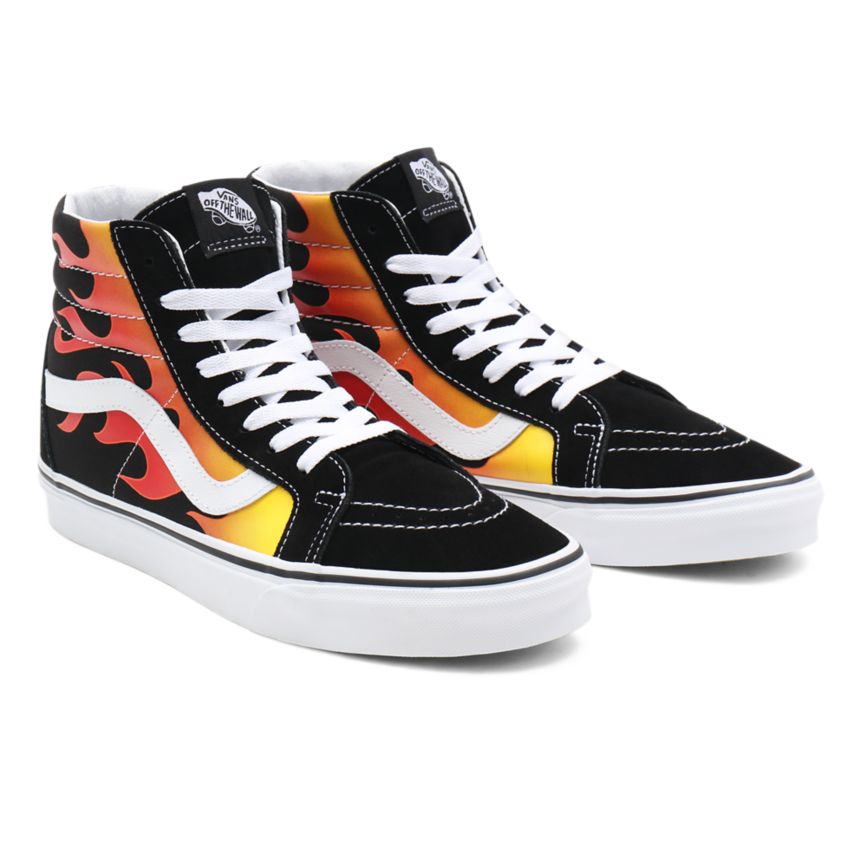 Vans Flame Sk8-Hi Reissue Negras | VN726H0SZ61