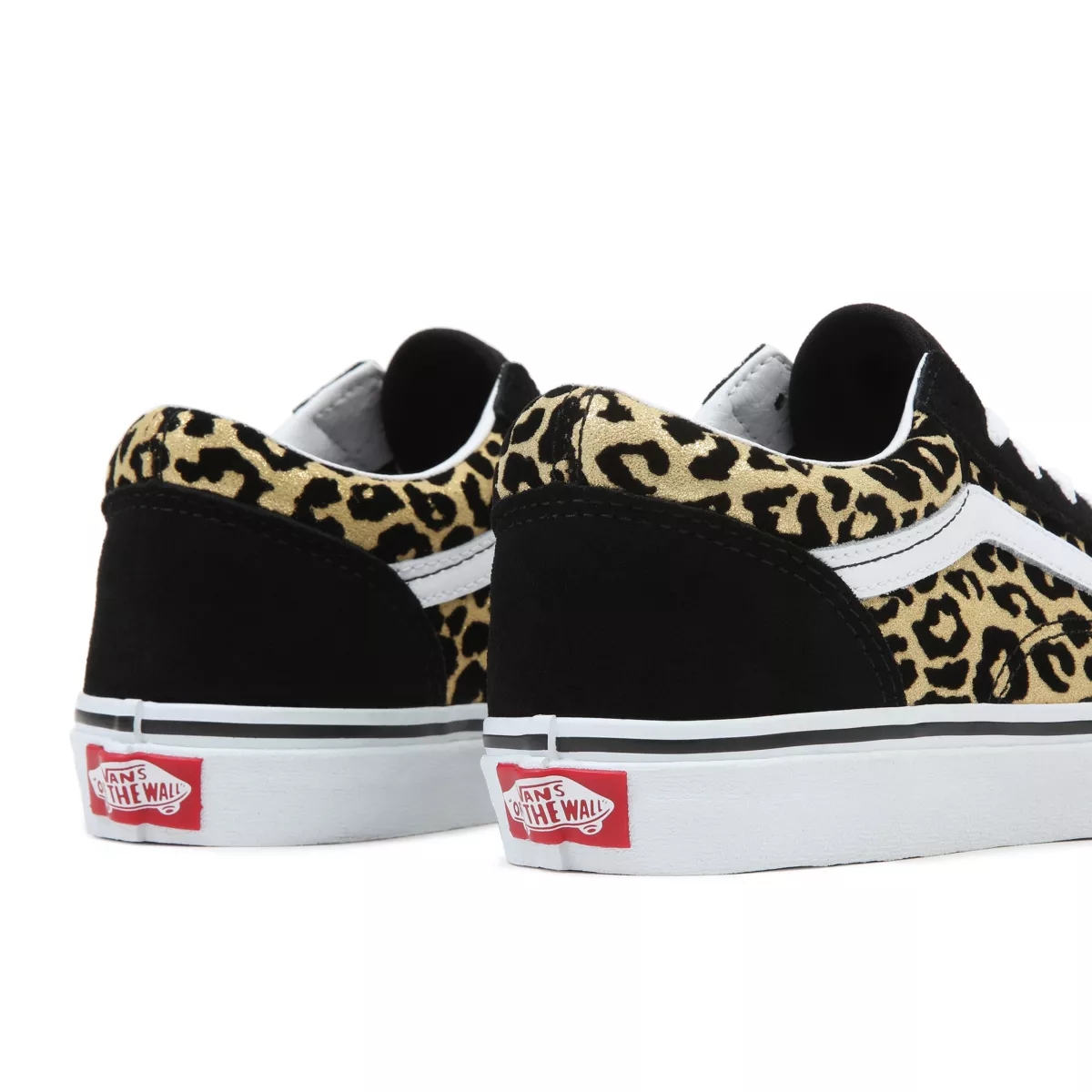 Vans Flocked Leopard Old Skool Negras | VN277E3YT66