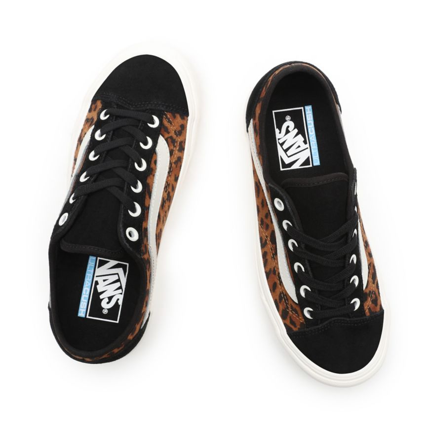 Vans Gamuza Leopard Estilo 36 Decon SF Blancas | VN090T1VH43