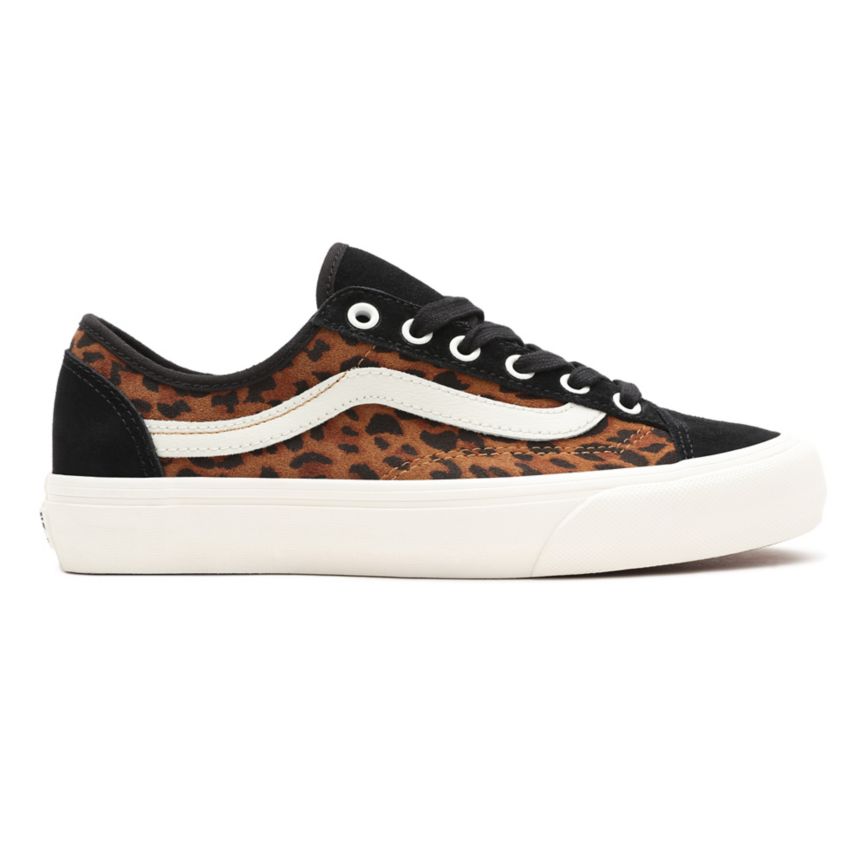 Vans Gamuza Leopard Estilo 36 Decon SF Blancas | VN090T1VH43